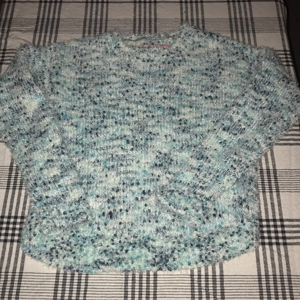 Blue Girls Sweater NWT Size L ( 10/12 )